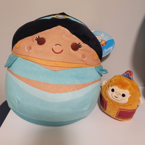 Squishmallows Toys Squishmallow Disney Princess Jasmine And Abu Set